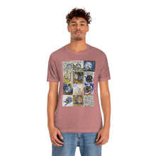 Load image into Gallery viewer, Medieval Cats Licking Their Butts Jersey Short Sleeve Tee