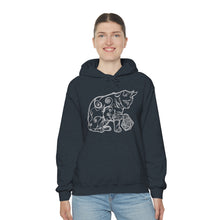 Load image into Gallery viewer, Cat Playing D&D Heavy Blend™ Hooded Sweatshirt
