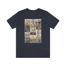 Load image into Gallery viewer, People Getting Stabbed in Medieval Manuscripts Jersey Short Sleeve Tee