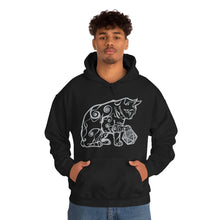 Load image into Gallery viewer, Cat Playing D&D Heavy Blend™ Hooded Sweatshirt