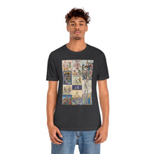 Load image into Gallery viewer, People Getting Stabbed in Medieval Manuscripts Jersey Short Sleeve Tee