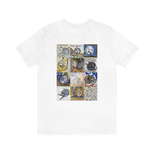 Load image into Gallery viewer, Medieval Cats Licking Their Butts Jersey Short Sleeve Tee