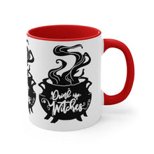 Load image into Gallery viewer, Drink Up Witches Accent Coffee Mug, 11oz