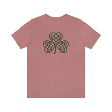 Load image into Gallery viewer, Celtic Shamrock Jersey Short Sleeve Tee