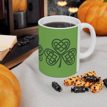 Load image into Gallery viewer, Shamrocks Ceramic Mug 11oz