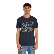 Load image into Gallery viewer, Cat Playing D&D Jersey Short Sleeve Tee