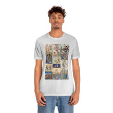 Load image into Gallery viewer, People Getting Stabbed in Medieval Manuscripts Jersey Short Sleeve Tee