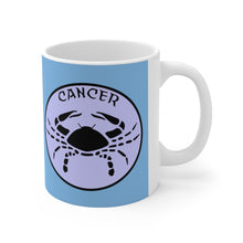 Load image into Gallery viewer, Cancer Blue Ceramic Mug 11oz