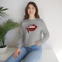 Load image into Gallery viewer, Vampire Lips Heavy Blend™ Crewneck Sweatshirt
