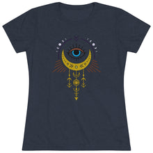 Load image into Gallery viewer, Boho Moon Slim Fit Triblend Tee