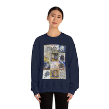 Load image into Gallery viewer, Medieval Cats Licking Their Butts Heavy Blend™ Crewneck Sweatshirt