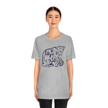 Load image into Gallery viewer, Cat Playing D&D Jersey Short Sleeve Tee