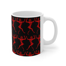 Load image into Gallery viewer, Dancing Demons Ceramic Mug 11oz