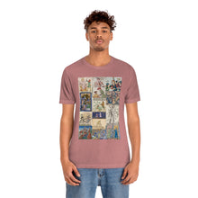 Load image into Gallery viewer, People Getting Stabbed in Medieval Manuscripts Jersey Short Sleeve Tee
