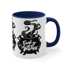 Load image into Gallery viewer, Drink Up Witches Accent Coffee Mug, 11oz
