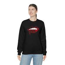 Load image into Gallery viewer, Vampire Lips Heavy Blend™ Crewneck Sweatshirt