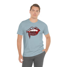 Load image into Gallery viewer, Vampire Lips Jersey Short Sleeve Tee