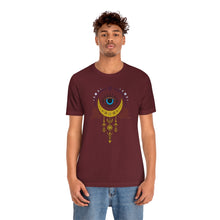 Load image into Gallery viewer, Boho Moon Jersey Short Sleeve Tee