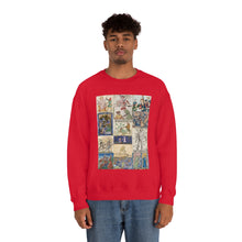 Load image into Gallery viewer, People Getting Stabbed In Medieval Manuscripts Heavy Blend™ Crewneck Sweatshirt