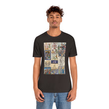 Load image into Gallery viewer, People Getting Stabbed in Medieval Manuscripts Jersey Short Sleeve Tee