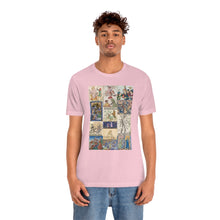 Load image into Gallery viewer, People Getting Stabbed in Medieval Manuscripts Jersey Short Sleeve Tee