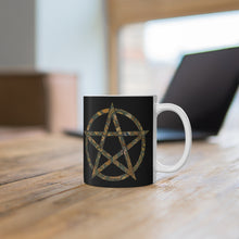 Load image into Gallery viewer, Tapestry Pentagram Ceramic Mug 11oz