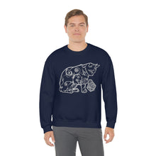 Load image into Gallery viewer, Cat Playing D&D Heavy Blend™ Crewneck Sweatshirt