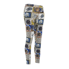 Load image into Gallery viewer, Medieval Cats Licking Their Butts Casual Leggings