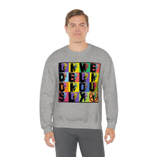 Load image into Gallery viewer, Live Deliciously Heavy Blend™ Crewneck Sweatshirt