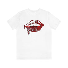 Load image into Gallery viewer, Vampire Lips Jersey Short Sleeve Tee