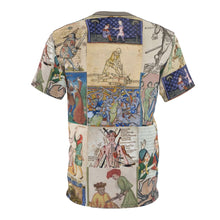 Load image into Gallery viewer, People Getting Stabbed in Medieval Manuscripts AOP  Tee