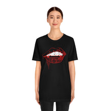 Load image into Gallery viewer, Vampire Lips Jersey Short Sleeve Tee