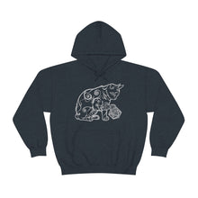 Load image into Gallery viewer, Cat Playing D&D Heavy Blend™ Hooded Sweatshirt