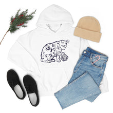 Load image into Gallery viewer, Cat Playing D&D Heavy Blend™ Hooded Sweatshirt