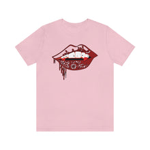 Load image into Gallery viewer, Vampire Lips Jersey Short Sleeve Tee