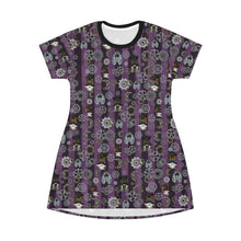 Load image into Gallery viewer, Steampunk Gnomes All Over Print T-Shirt Dress