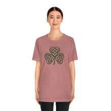 Load image into Gallery viewer, Celtic Shamrock Jersey Short Sleeve Tee