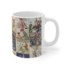 Load image into Gallery viewer, People Getting Stabbed in Medieval Art Ceramic Mug 11oz