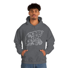 Load image into Gallery viewer, Cat Playing D&D Heavy Blend™ Hooded Sweatshirt