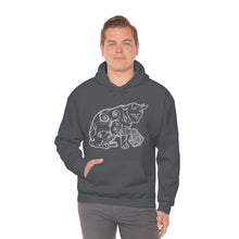 Load image into Gallery viewer, Cat Playing D&D Heavy Blend™ Hooded Sweatshirt