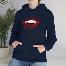 Load image into Gallery viewer, Vampire Lips Heavy Blend™ Hooded Sweatshirt