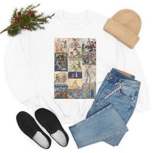 Load image into Gallery viewer, People Getting Stabbed In Medieval Manuscripts Heavy Blend™ Crewneck Sweatshirt