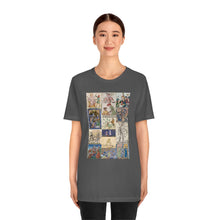 Load image into Gallery viewer, People Getting Stabbed in Medieval Manuscripts Jersey Short Sleeve Tee