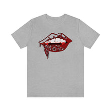 Load image into Gallery viewer, Vampire Lips Jersey Short Sleeve Tee