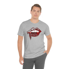 Load image into Gallery viewer, Vampire Lips Jersey Short Sleeve Tee