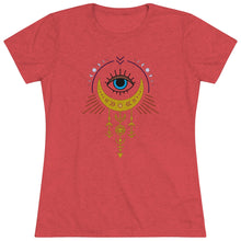 Load image into Gallery viewer, Boho Moon Slim Fit Triblend Tee