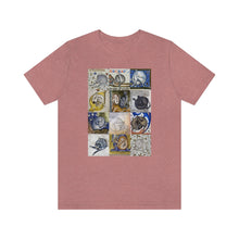 Load image into Gallery viewer, Medieval Cats Licking Their Butts Jersey Short Sleeve Tee