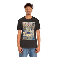 Load image into Gallery viewer, People Getting Stabbed in Medieval Manuscripts Jersey Short Sleeve Tee