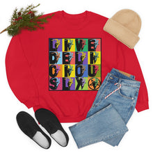 Load image into Gallery viewer, Live Deliciously Heavy Blend™ Crewneck Sweatshirt