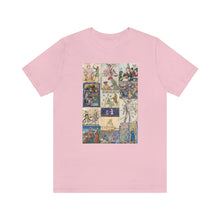 Load image into Gallery viewer, People Getting Stabbed in Medieval Manuscripts Jersey Short Sleeve Tee